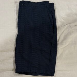 Pebble Beach Dark Blue Flat Front Golf Shorts